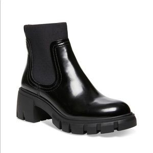 Black Steven NY Lug Sole Hallsey Booties
